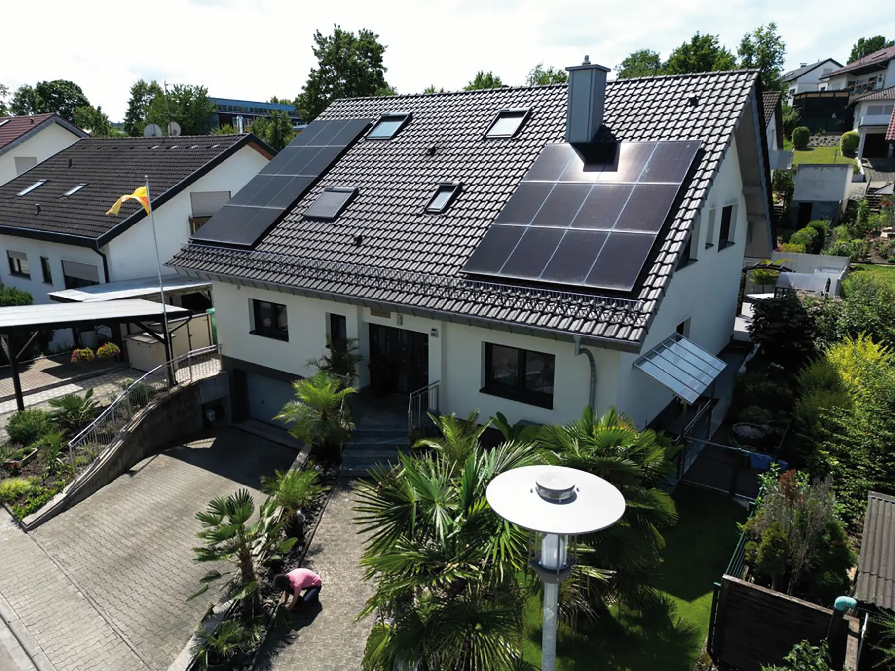 Referenz-Photovoltaikanlage in 69234 Dielheim: 58 Module mit 18,850 kWp, Baujahr 2020